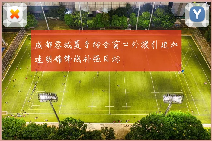 成都蓉城夏季转会窗口外援引进加速明确锋线补强目标